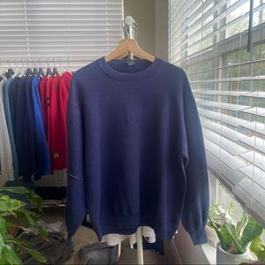 Vintage Russell Navy Crewneck - Large